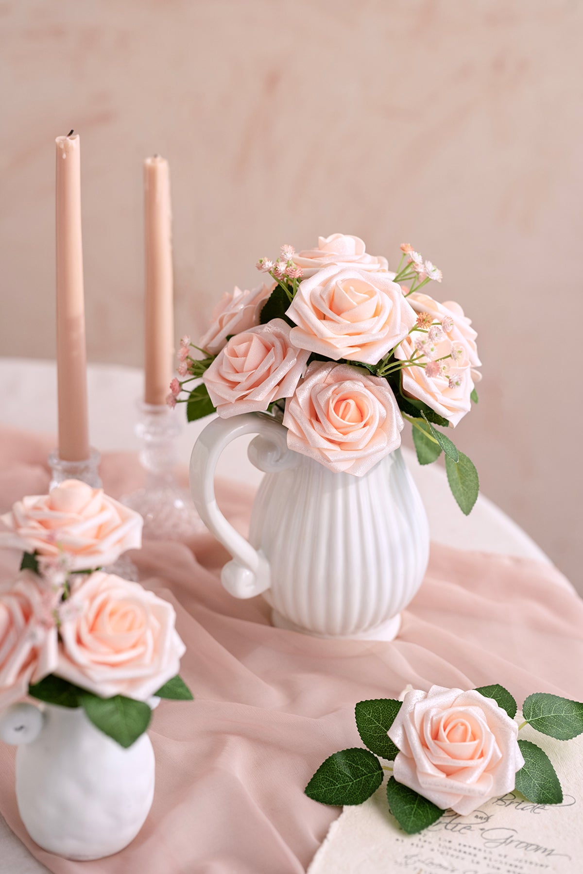 3" Foam Rose with Stem