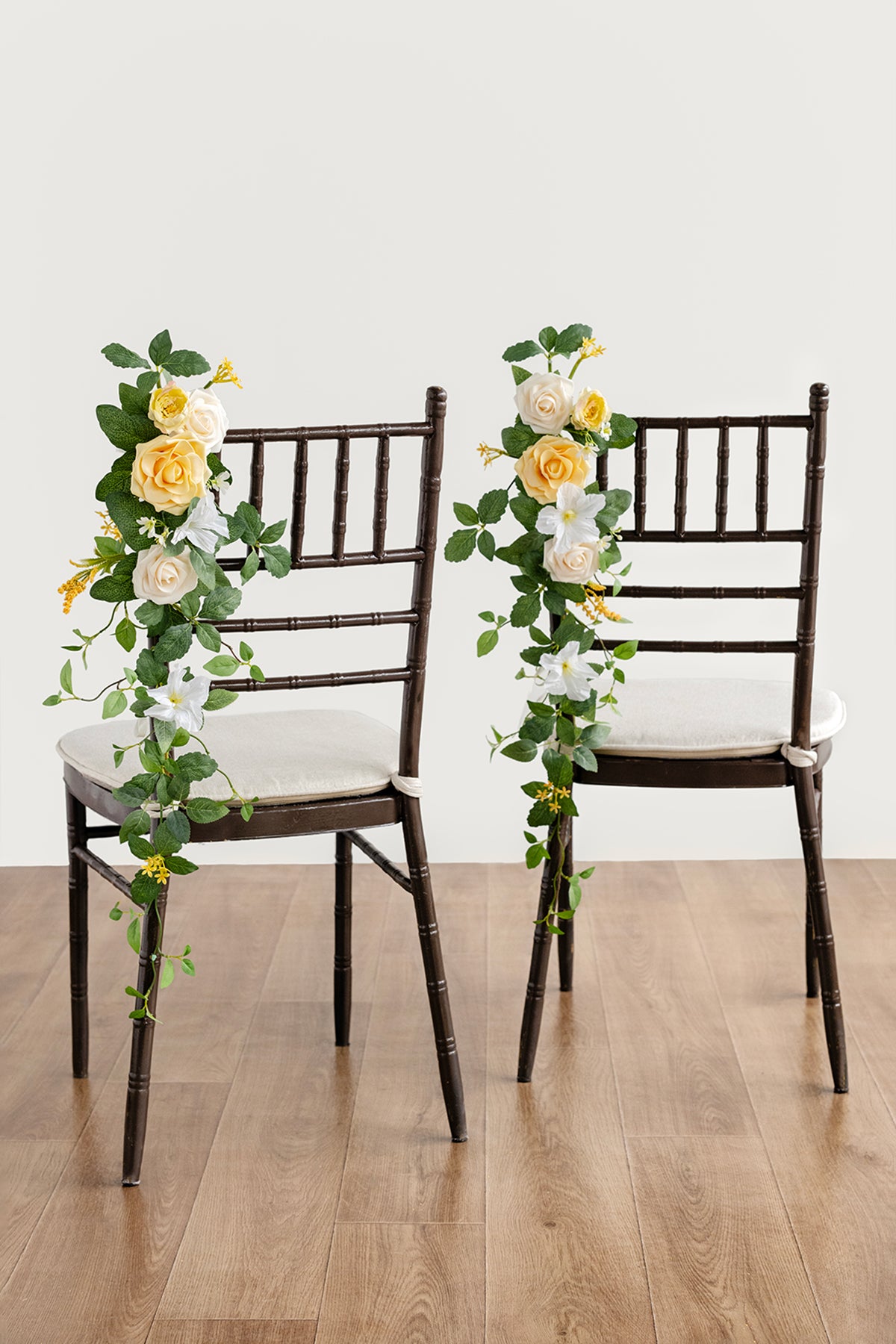 Wedding Hanging Chair Back Decoration in Lemonade Yellow