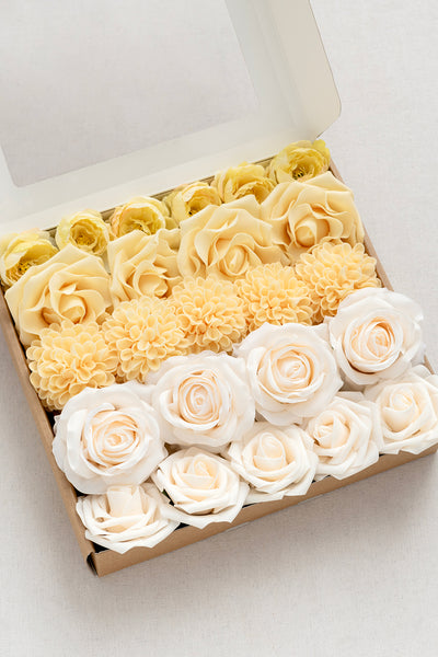 French Yellow Designer Flower Boxes