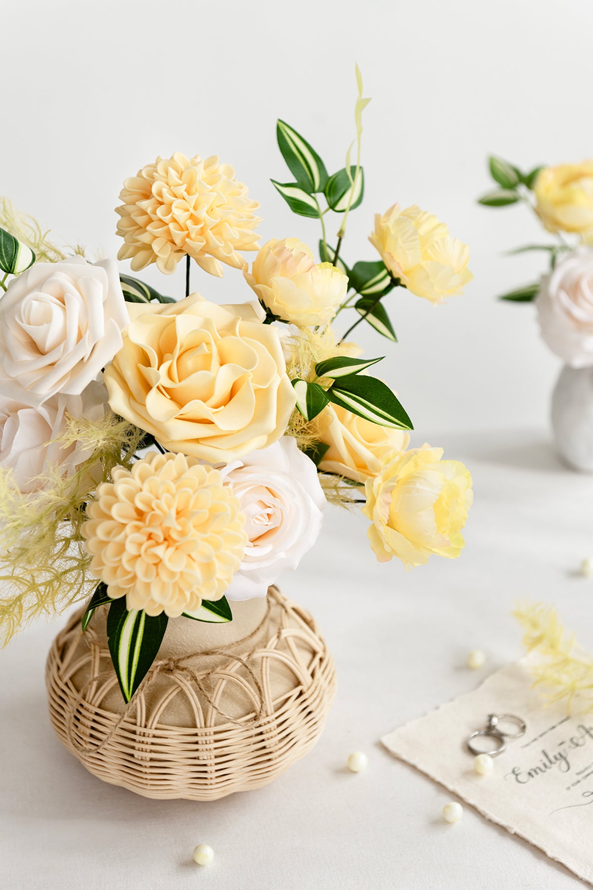 French Yellow Designer Flower Boxes