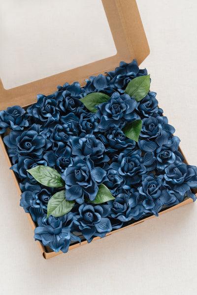 DIY Supporting Flower Boxes in Dusty Rose & Navy