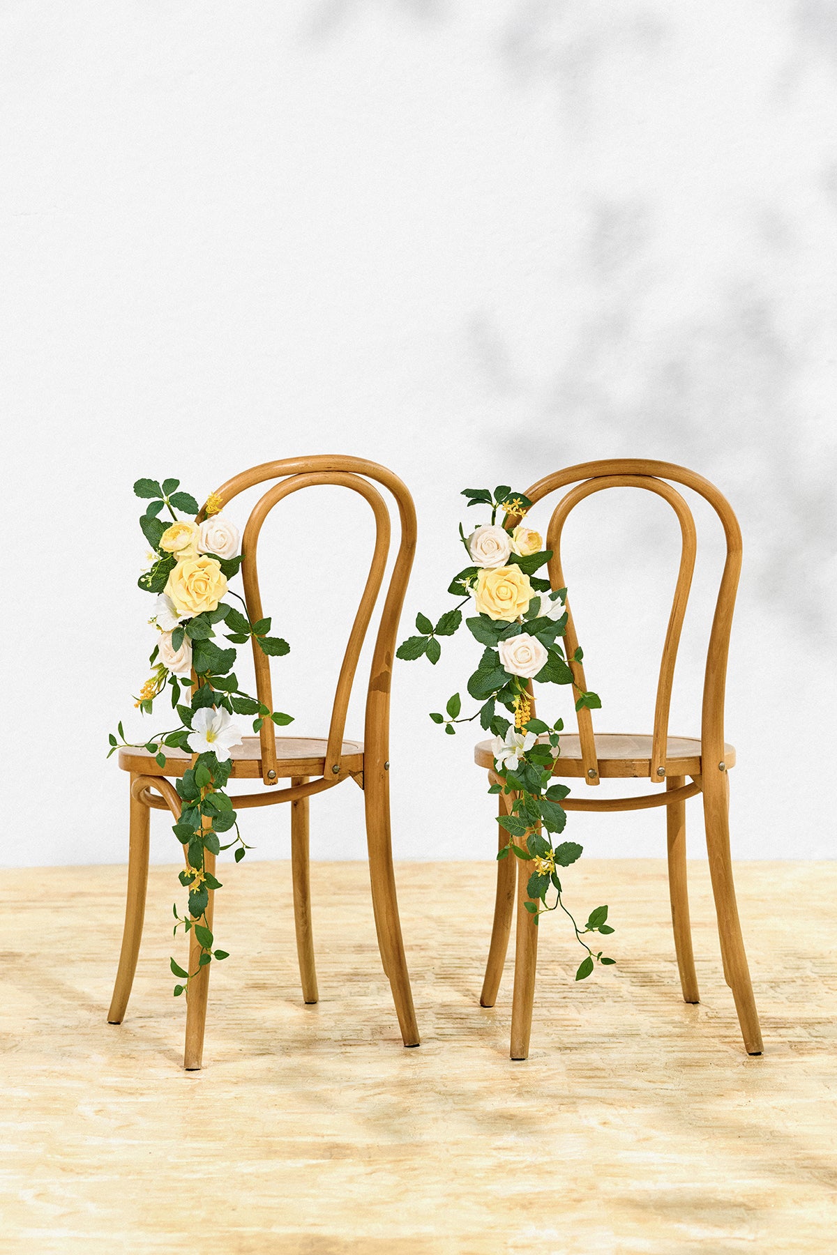 Wedding Hanging Chair Back Decoration in Lemonade Yellow | Clearance
