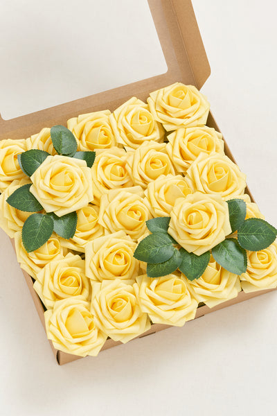 3" Foam Rose with Stem