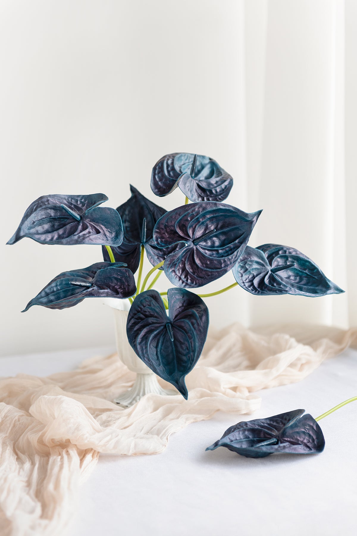 15" Anthurium Flowers with Stem