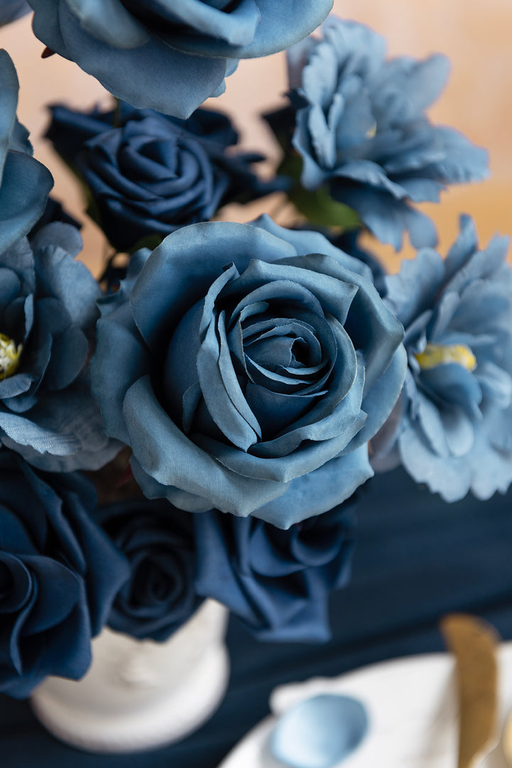 DIY Supporting Flower Boxes in Octavia Navy Blue