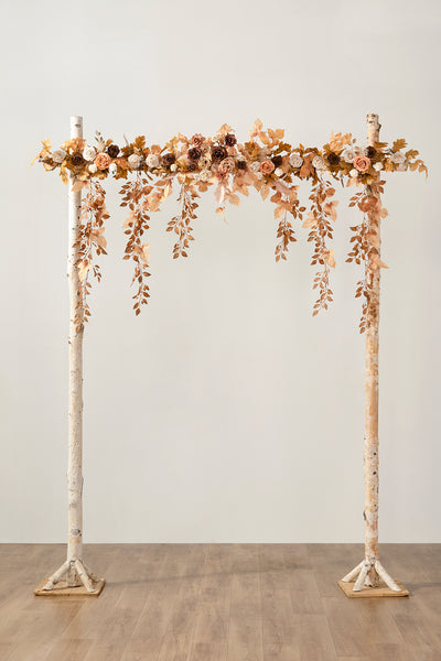 6.5ft Flower Garland in Rust & Sepia
