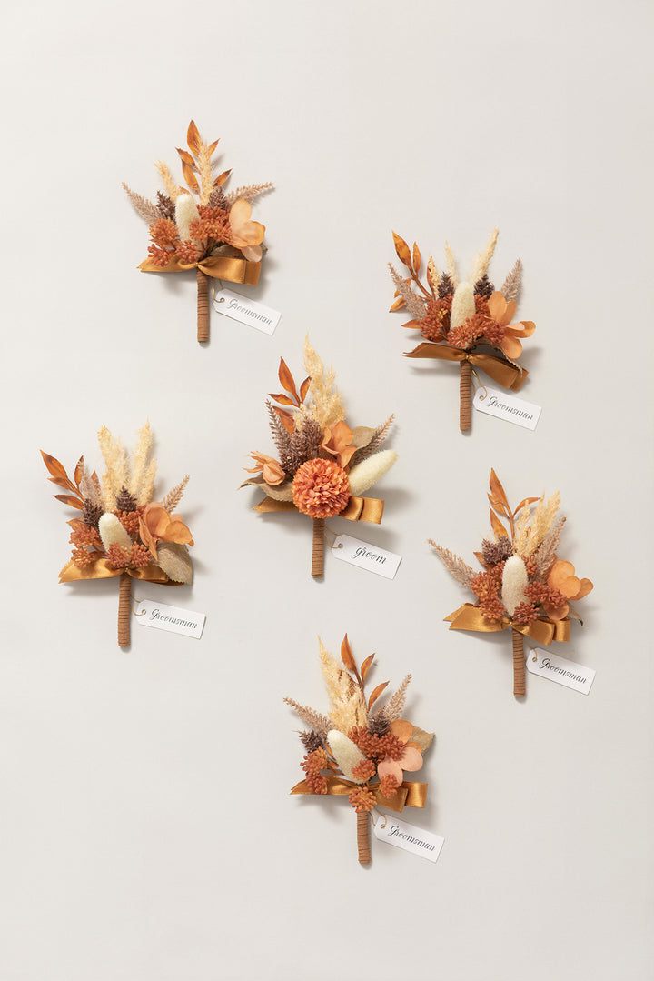 Additional Flower Decorations in Boutonniere (Set of 6)