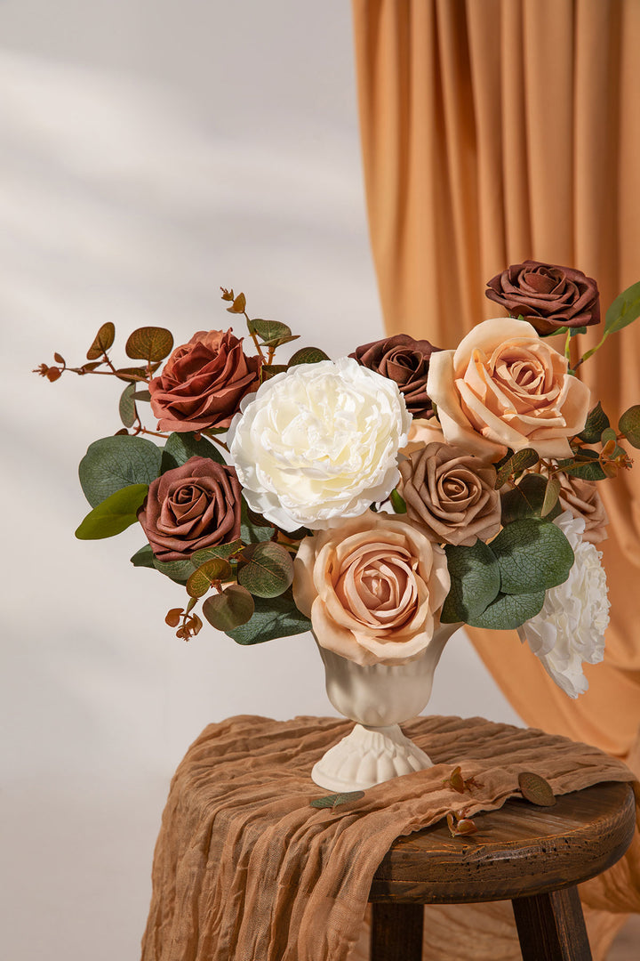 5-in-1 Quintet Floral Boxes - Terracotta