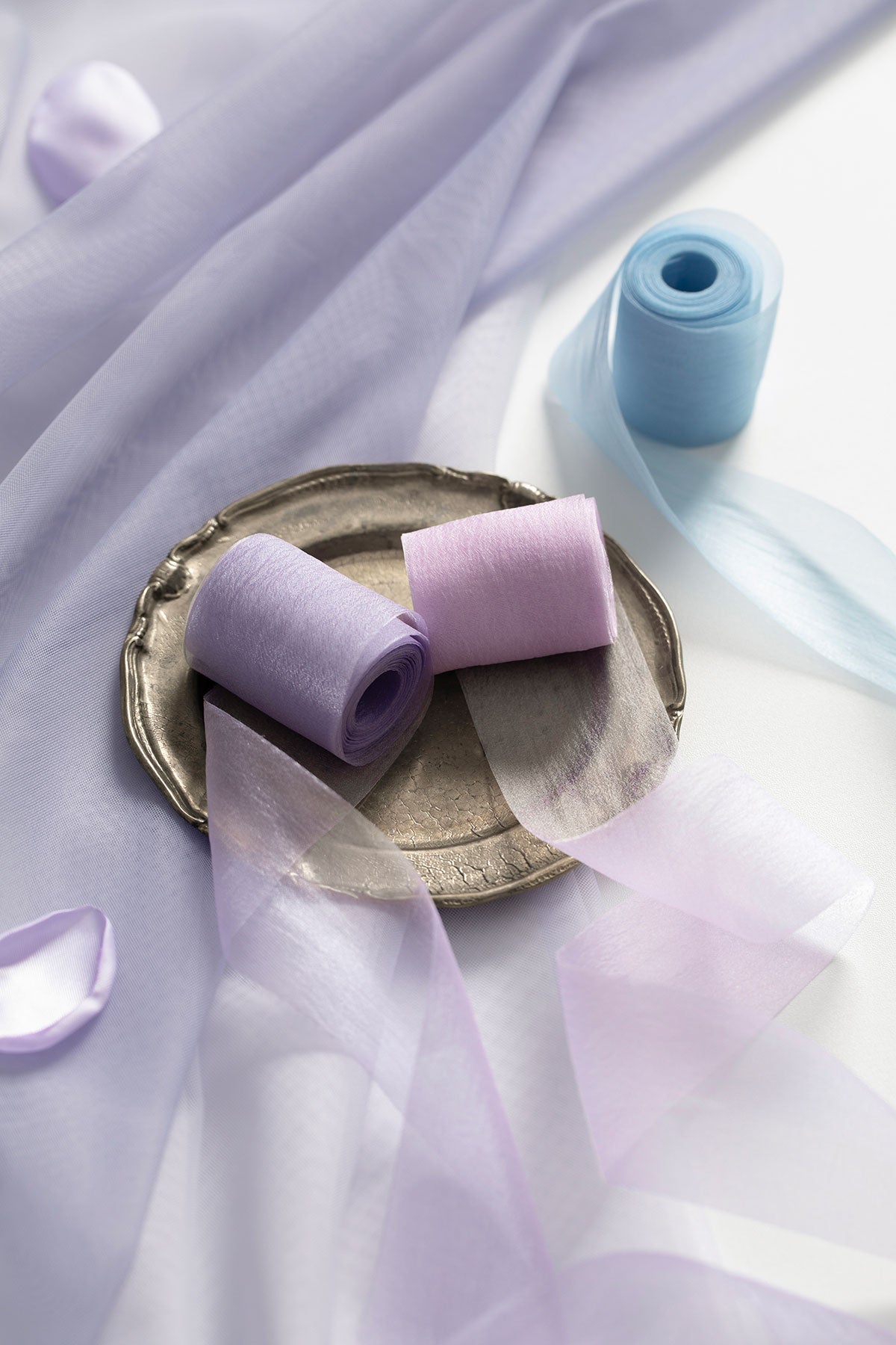 Ribbons in Ethereal Purple Dream