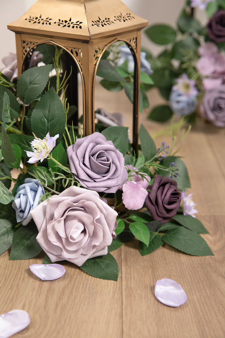 2ft Flower Garlands in Ethereal Purple Dream