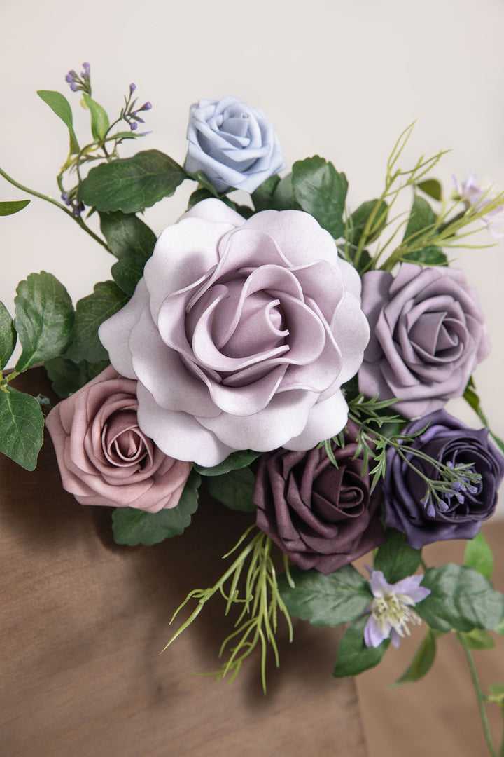 Flexible Combo Set Flower Sign Decor in Ethereal Purple Dream