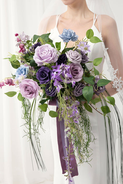 Pre-Arranged Wedding Flower Packages in Ethereal Purple Dream