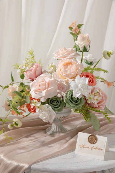 DIY Designer Flower Boxes in Garden Blush
