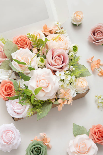 DIY Designer Flower Boxes in Garden Blush