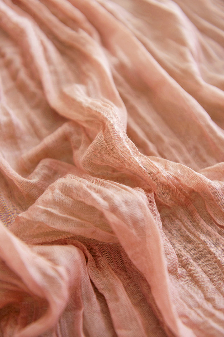Table Linens in  Blush Orange