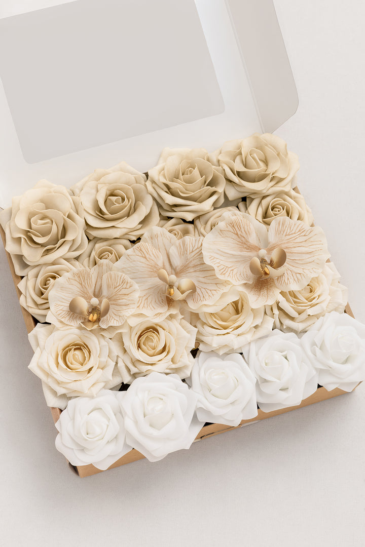 DIY Supporting Flower Boxes in Tawny Beige & Sand Beige