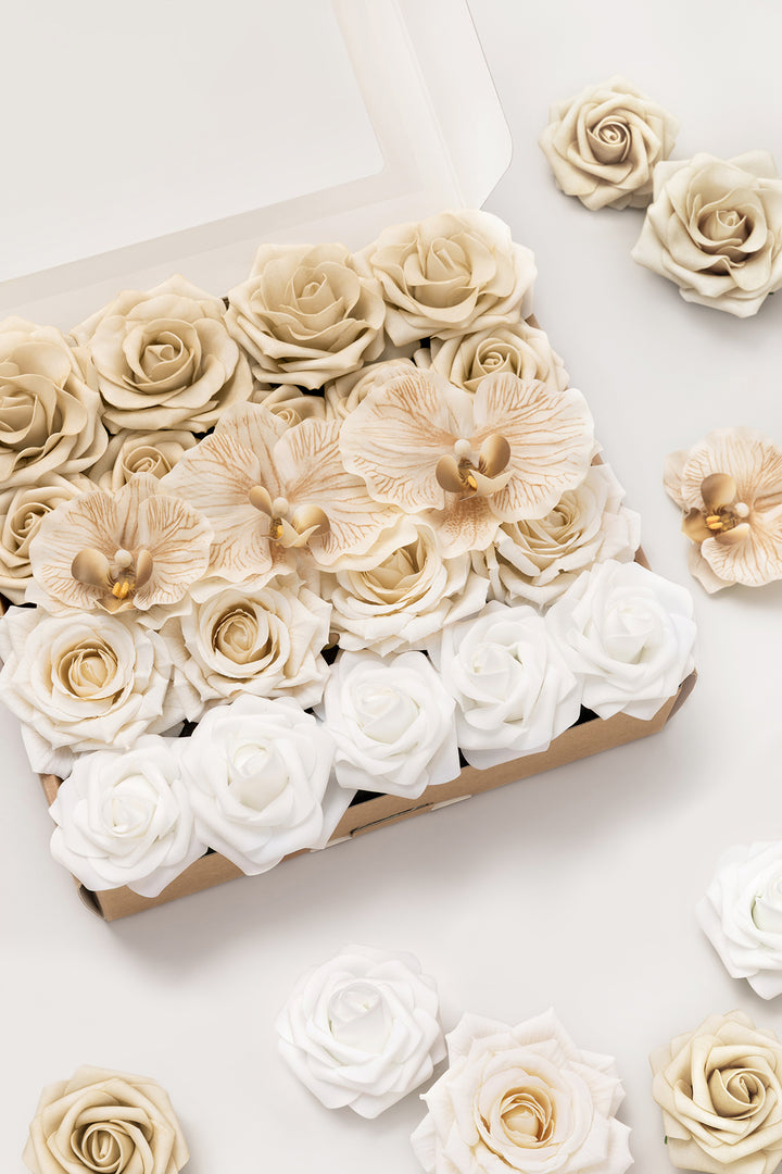 DIY Supporting Flower Boxes in Tawny Beige & Sand Beige