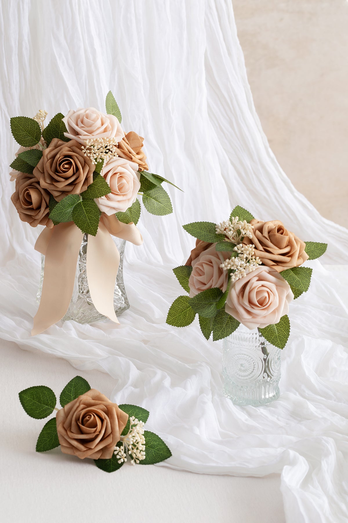 DIY Supporting Flower Boxes in Nude & Sand Beige