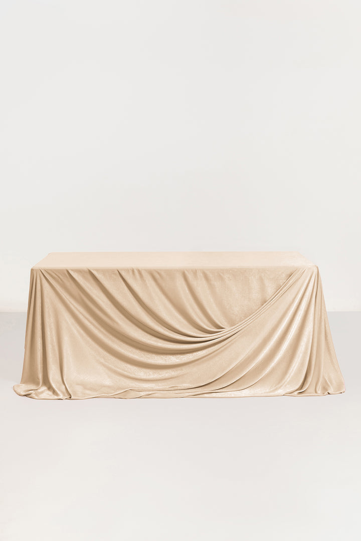 Lyocell Velvet Cloth for Table and Backdrop in Golden Glove