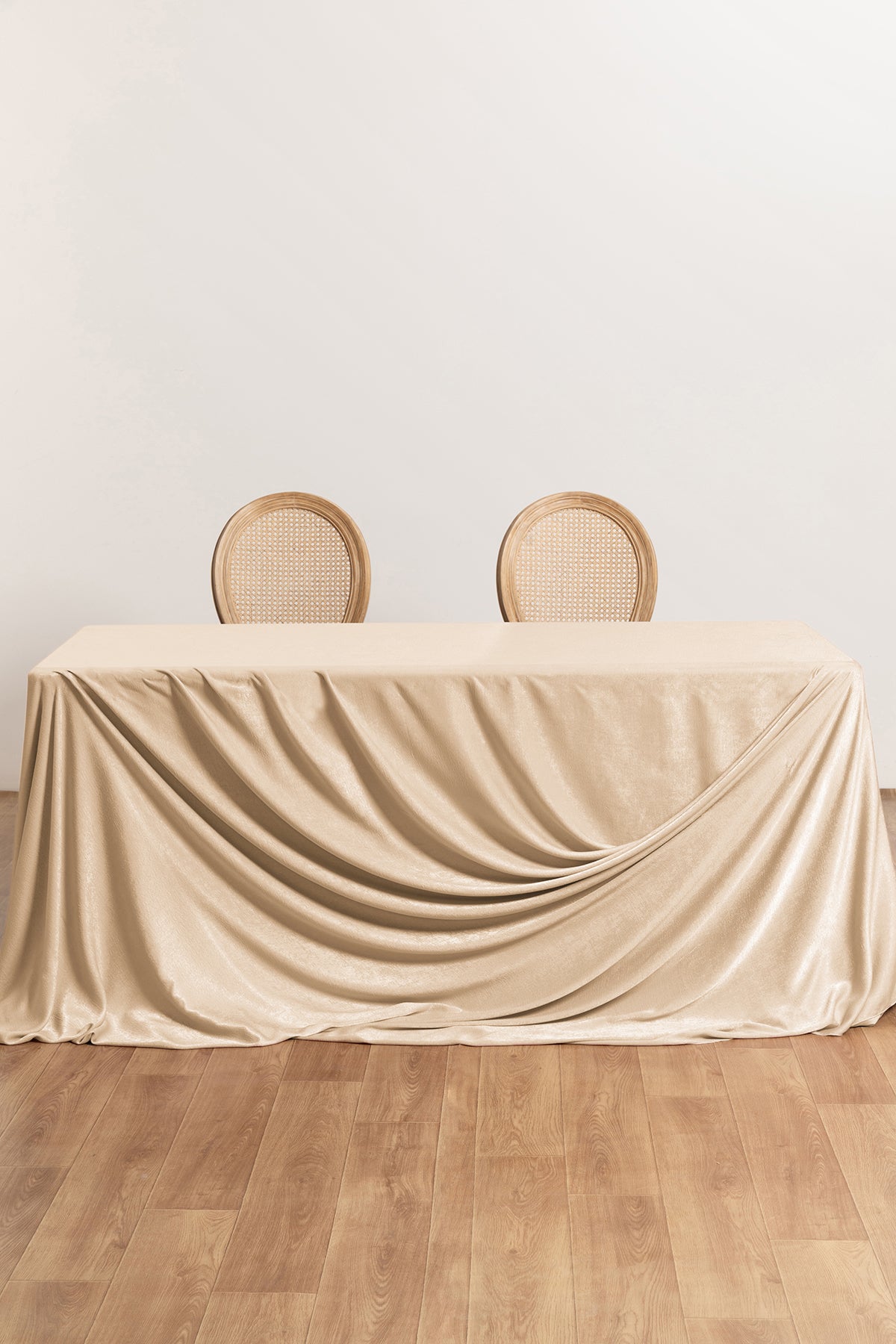 Lyocell Velvet Cloth for Table and Backdrop in Golden Glove