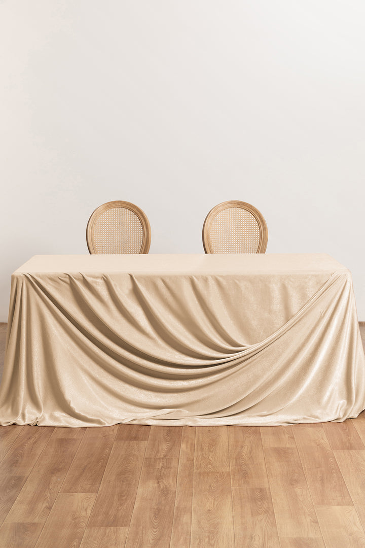 Lyocell Velvet Cloth for Table and Backdrop in Golden Glove