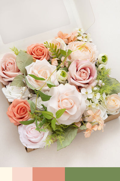 DIY Designer Flower Boxes in Garden Blush