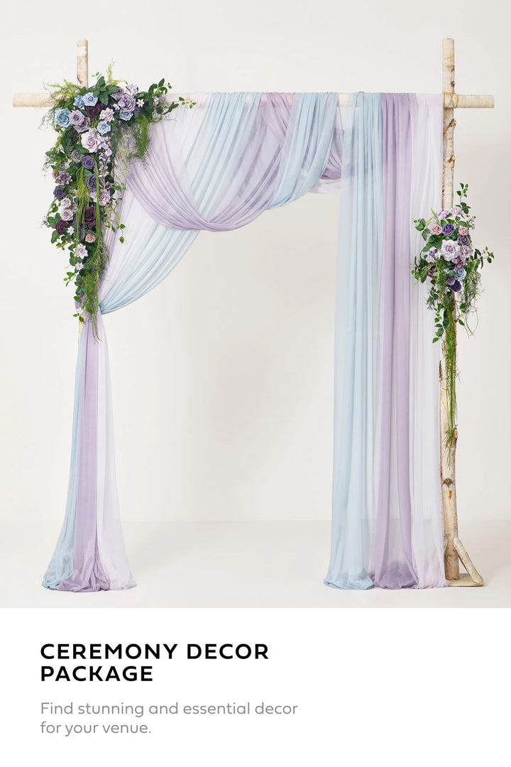 Pre-Arranged Wedding Flower Packages in Ethereal Purple Dream