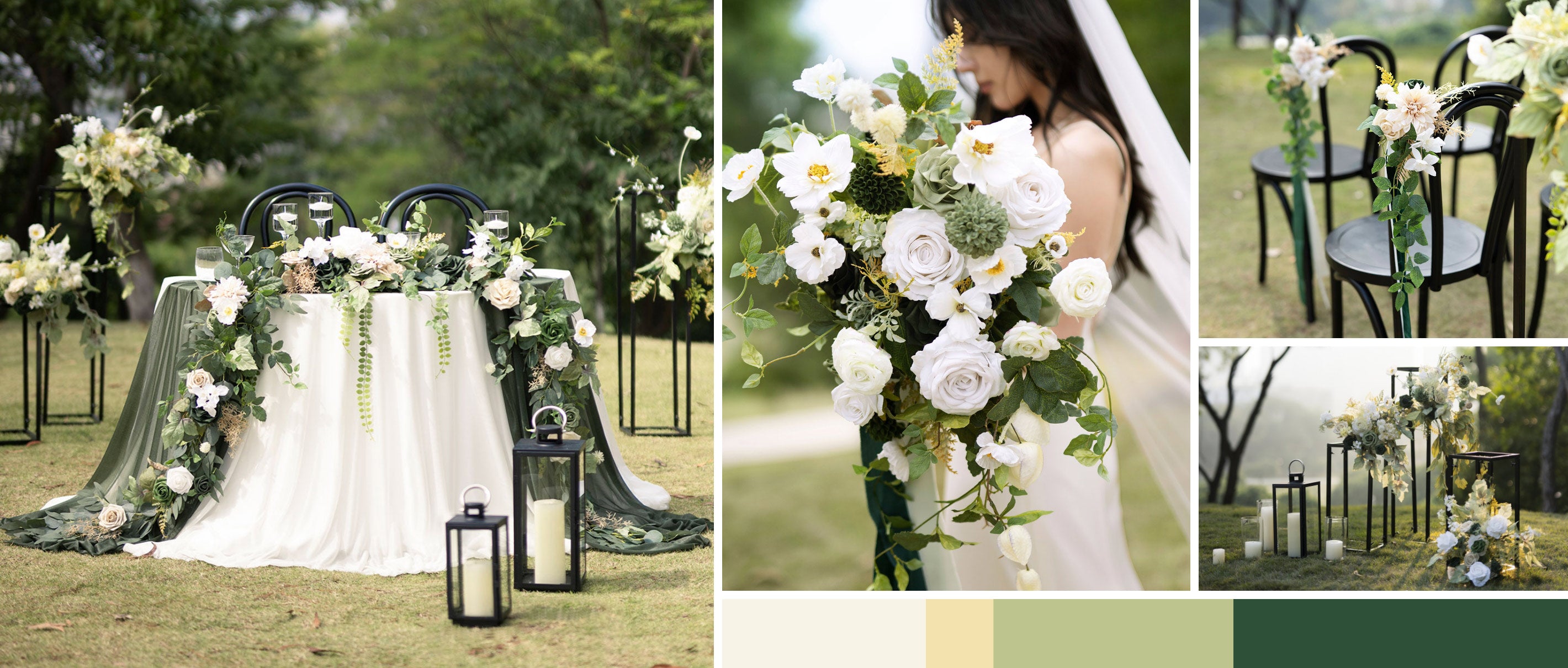 Emerald and Tawny Beige Wedding pc banner