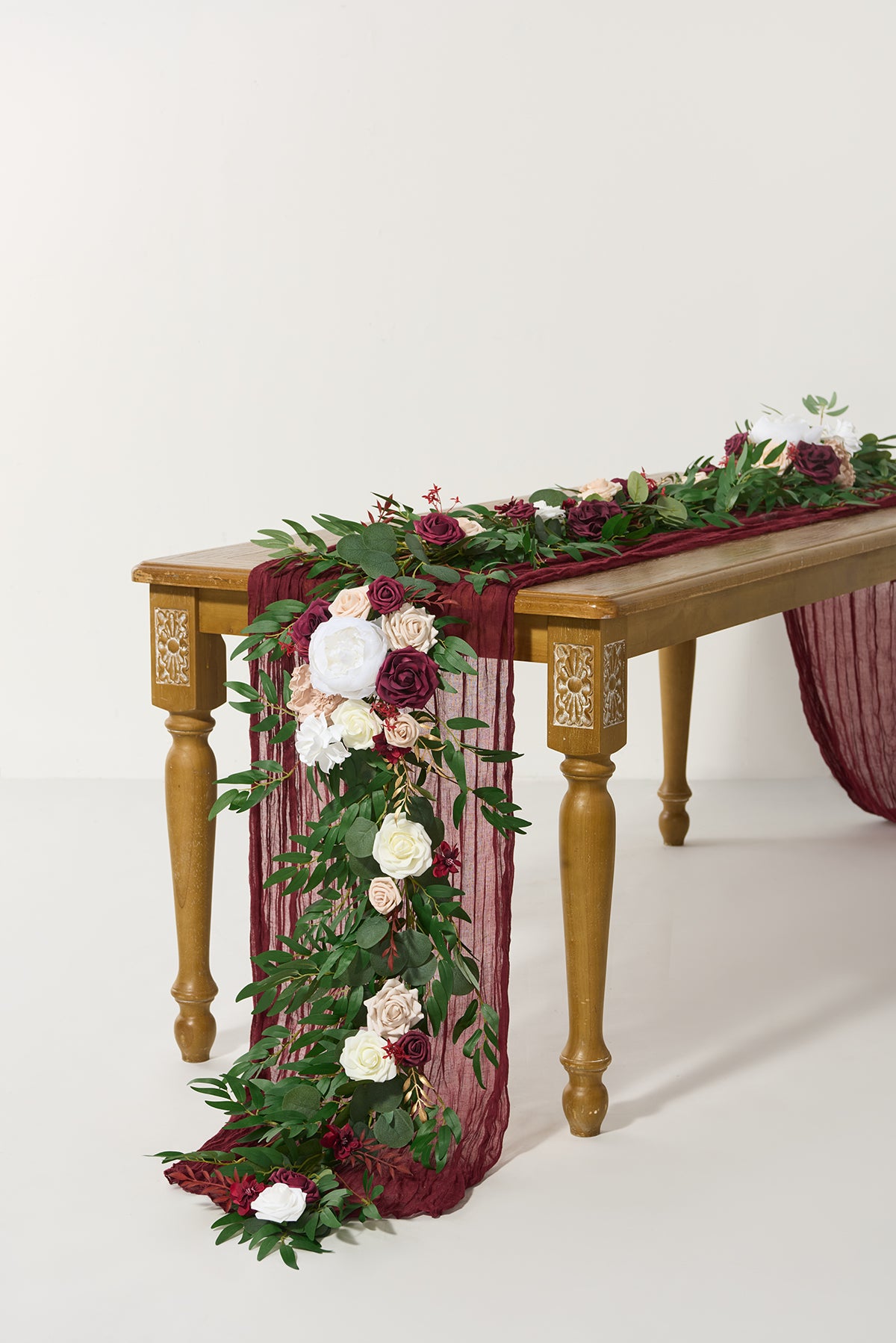 6ft Flower Garland in Romantic Marsala