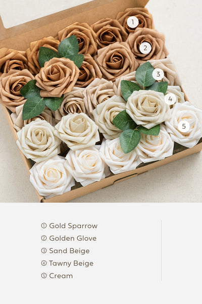 DIY Supporting Flower Boxes in Rust & Sepia