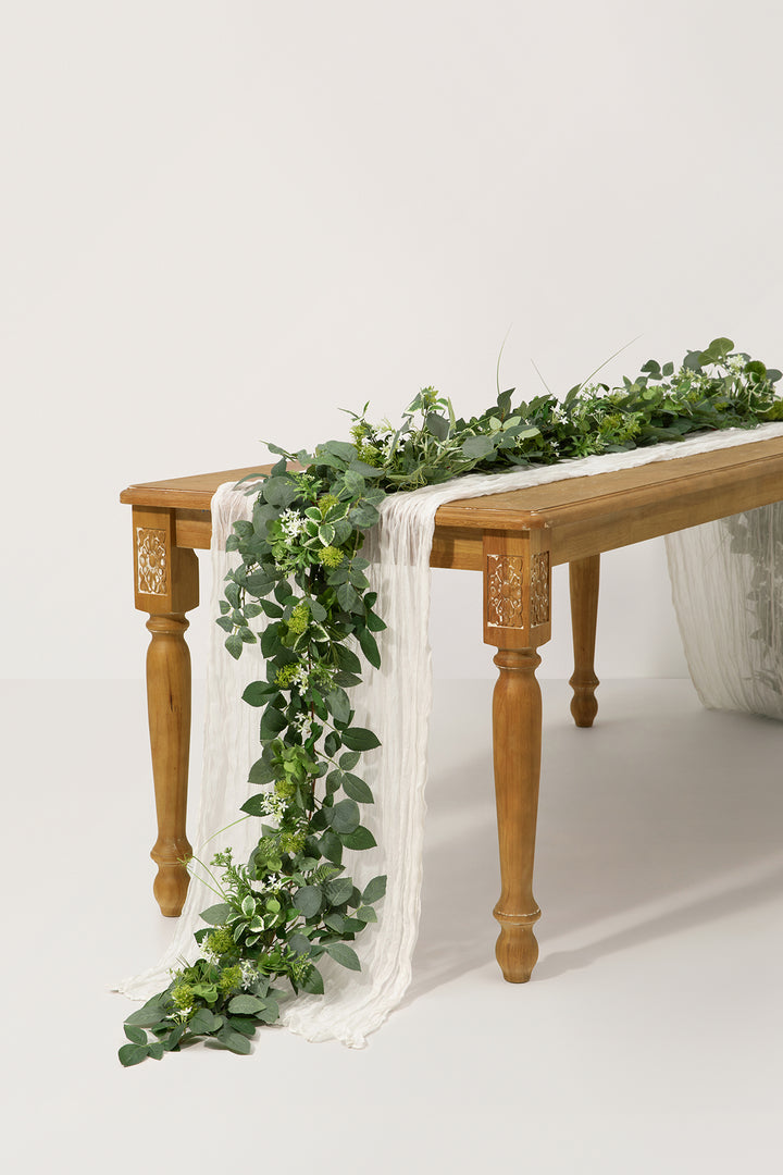 6ft Flower Garland in Sage & Green