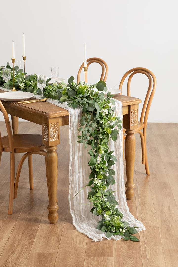 6ft Flower Garland in Sage & Green