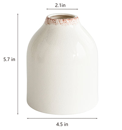 Cracked Ice Glaze Ceramic Vase - 2 Styles | CLEARANCE