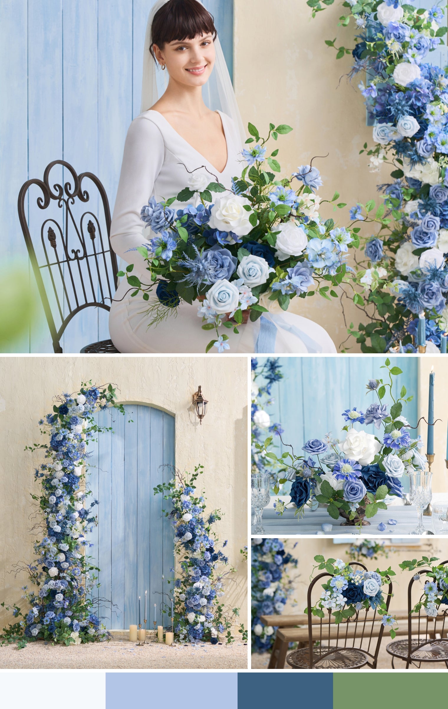 Timeless French Blue & White Wedding mb banner