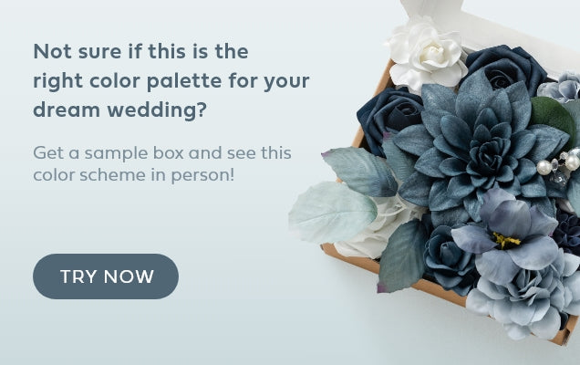 Dusty Blue and Navy Wedding sample