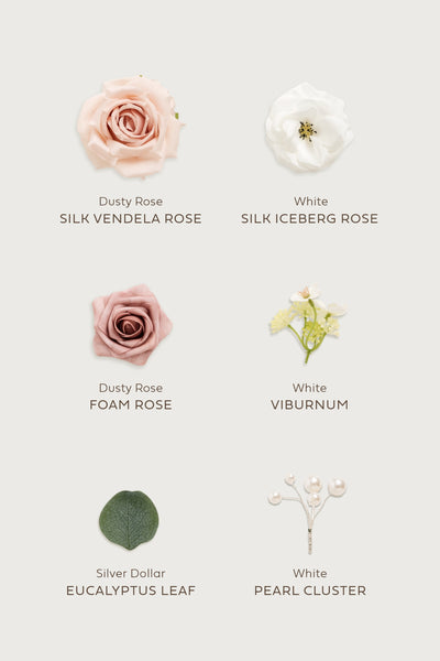 Sample Box in Dusty Rose & Cream
