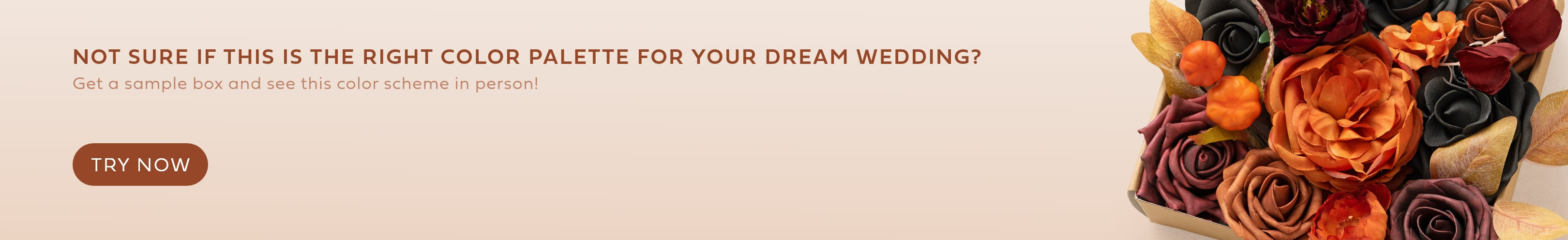 Black & Pumpkin Orange Wedding sample