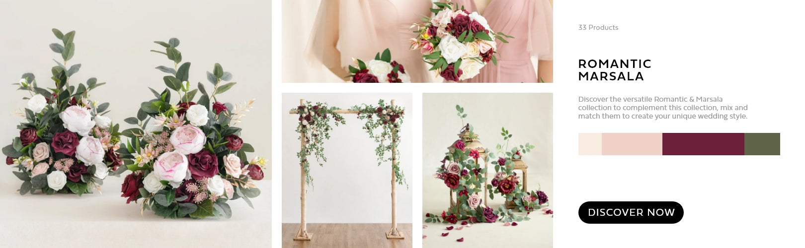 Burgundy and Dusty Rose Wedding related