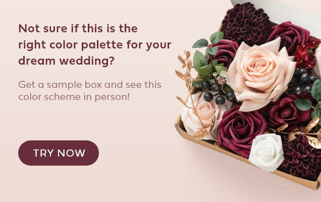 Romantic Marsala Wedding sample