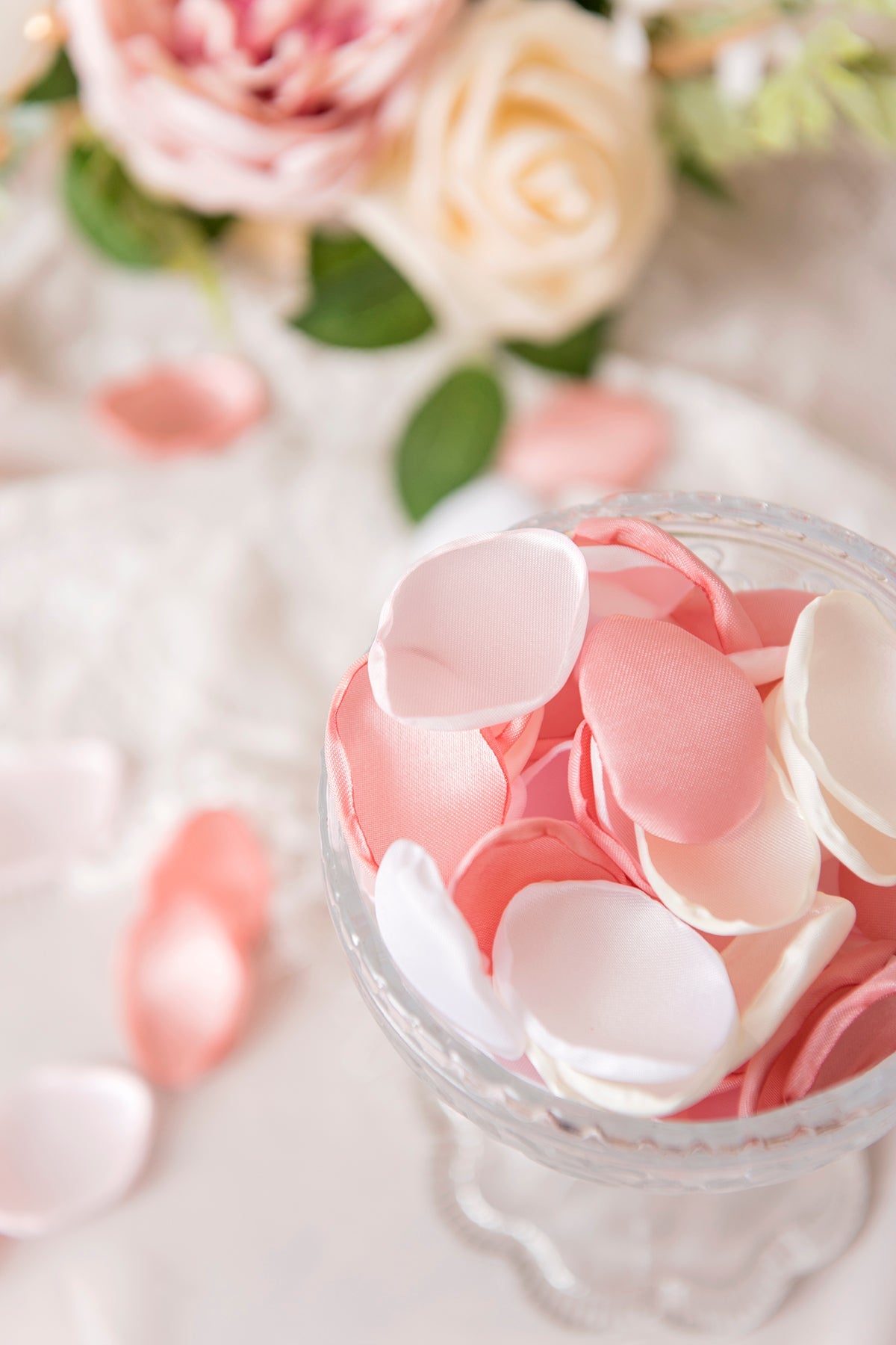 Silk Rose Petals
