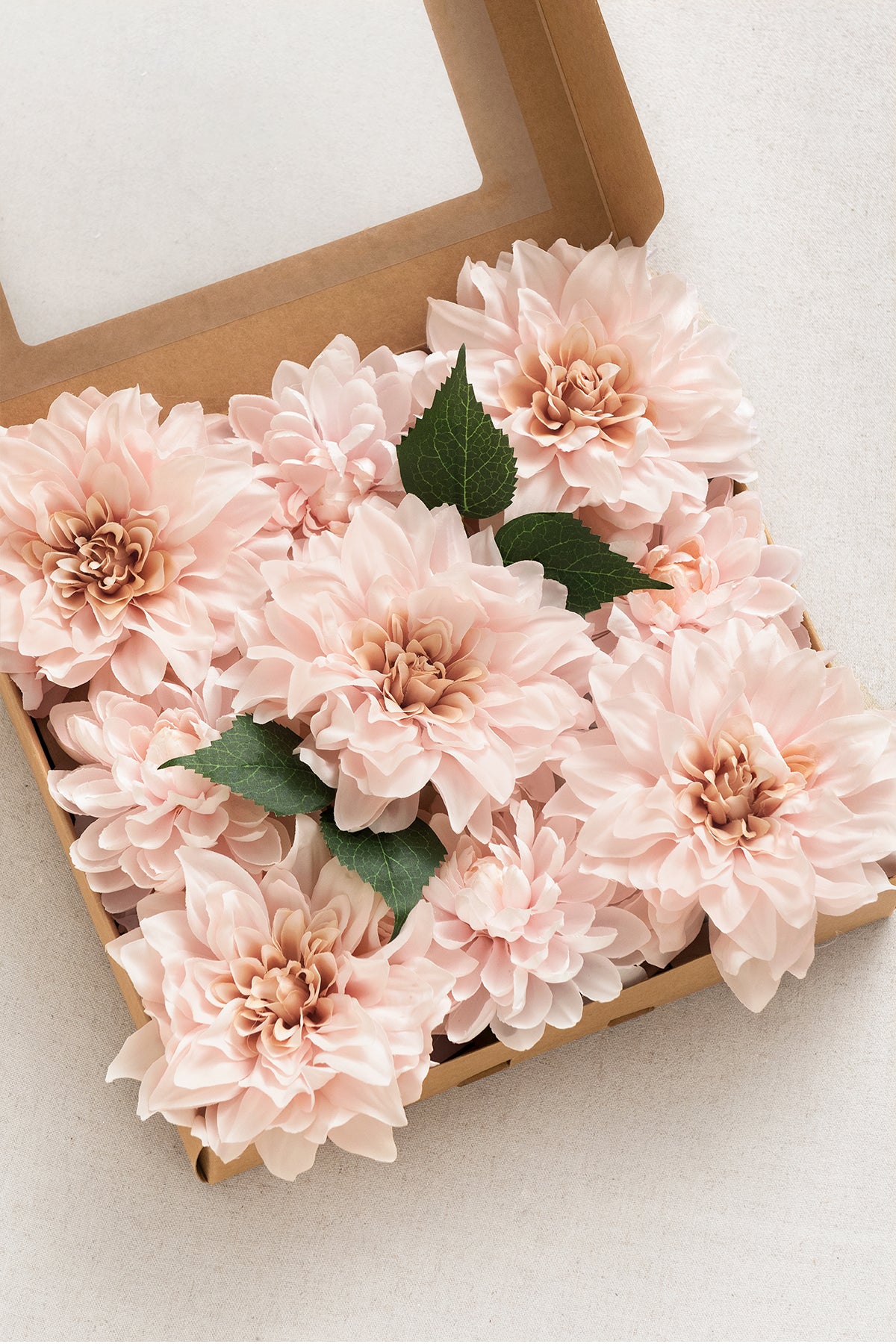 DIY Supporting Flower Boxes in Dusty Rose & Cream