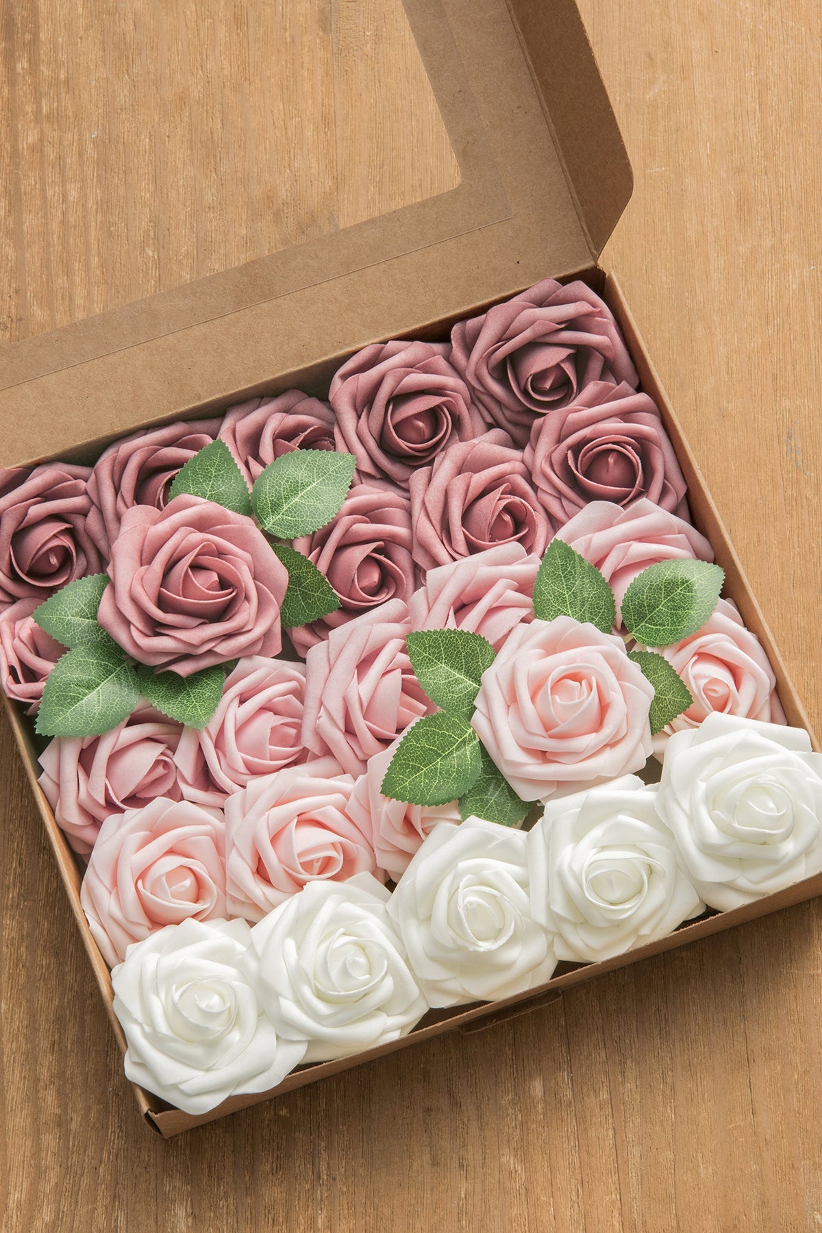 3" Foam Rose with Stem - 66 Colors