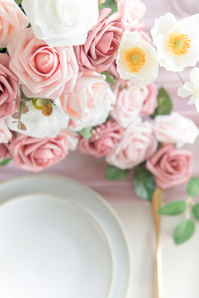 3" Foam Rose with Stem