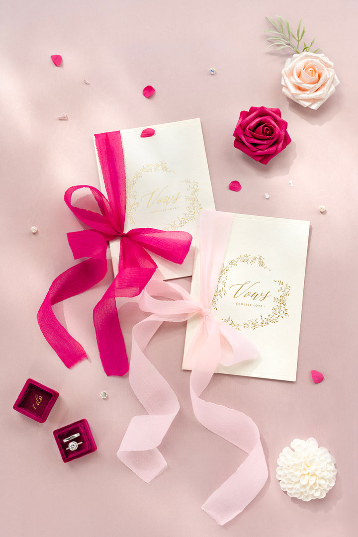 Ribbons in Passionate Pink & Blush | Clearance