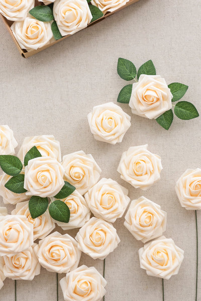 3" Foam Rose with Stem