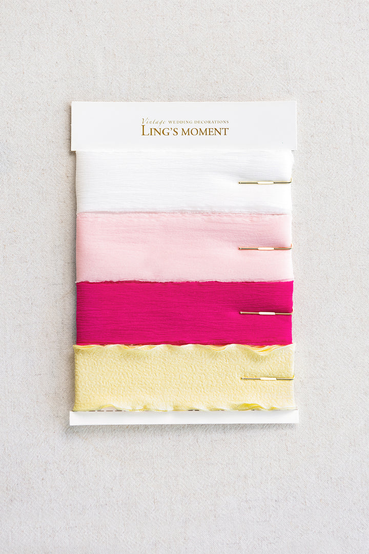 Ribbons in Passionate Pink & Blush | Clearance
