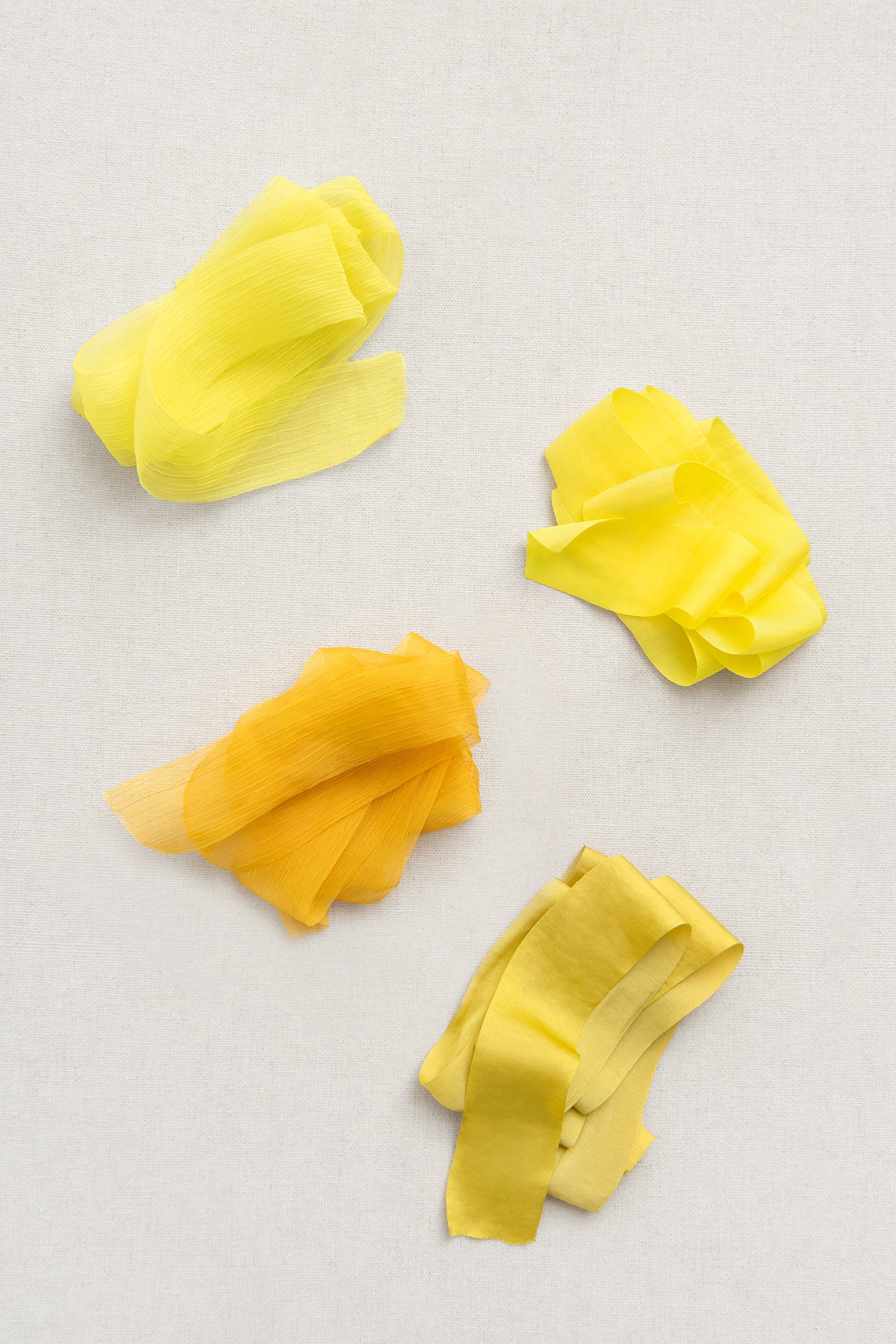 Chiffon Ribbon in Lemonade Yellow