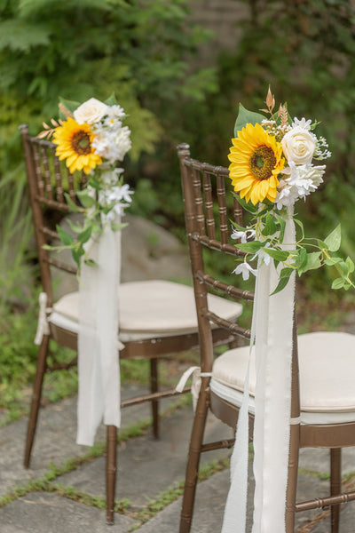 DIY Supporting Flower Boxes in Dusty Rose & Navy