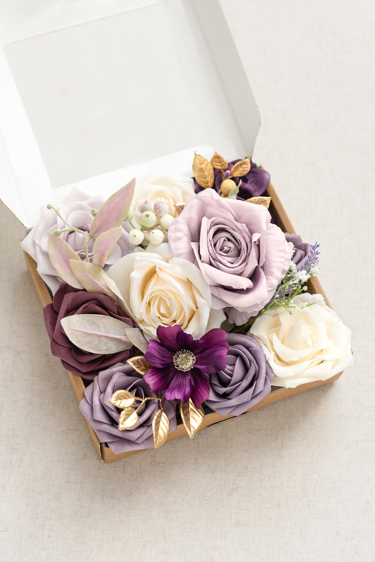 Sample Box in Lilac & Gold