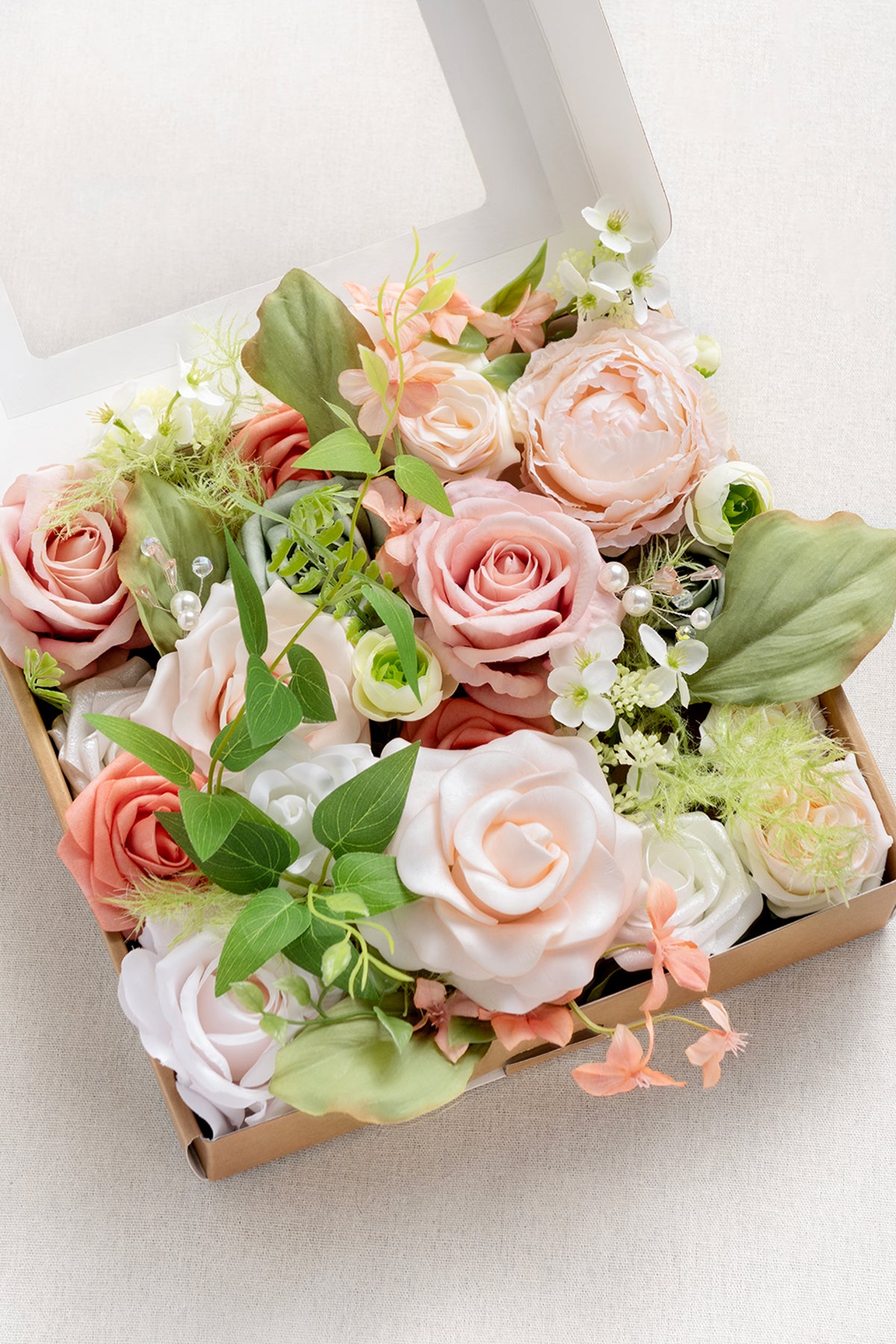 DIY Designer Flower Boxes in Garden Blush